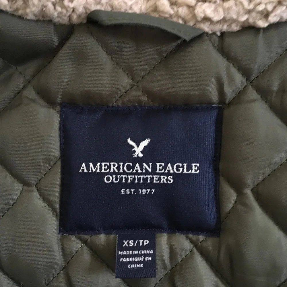 American Eagle Flight Bomber Jacket - Picture 7 of 8